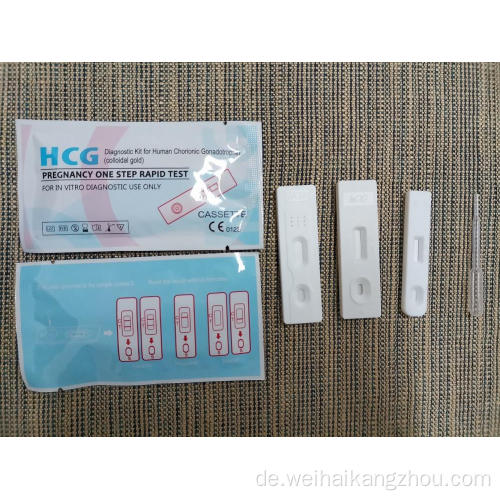 Schwangerschaftstest Selbsttesting 1 Testkit (HCG-Kassette)